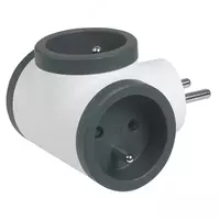 52 000 so'm 2k+Z 16a 3680w 3 ta yon rozetkali Legrand elektr vilkasi