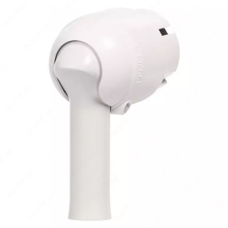 Вилка электрическая Legrand ELIUM 2К+З с рычажком для извлечения, белая