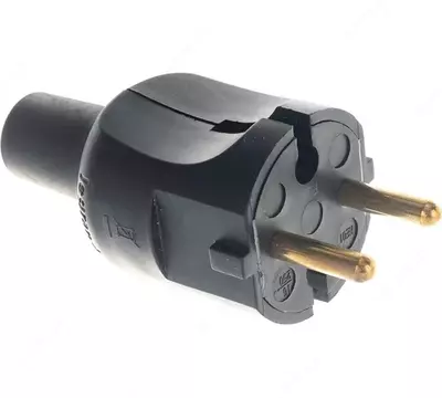 Вилка электрическая Legrand ELIUM 2К прямая