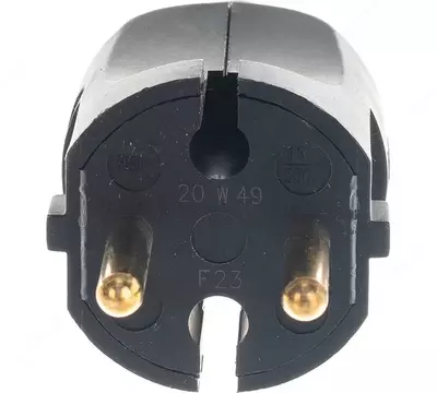 Legrand ELIUM 2K elektr vilkasi to'g'ri, qora