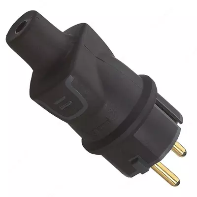 Legrand ELIUM 2K+Z elektr vilkasi, qora