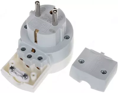 Вилка электрическая Legrand с индикатором 16А