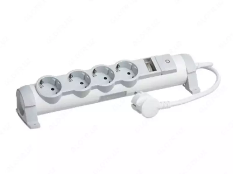 Legrand SAFE&CONTROL extender, 4x2k + Z, ko'rsatkich bilan, oq