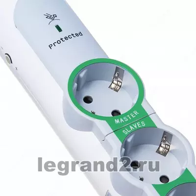 Удлинитель Legrand MASTER, 6х2К+З, белый