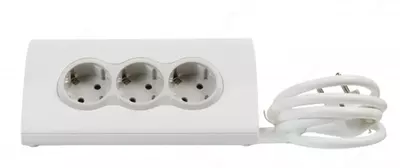 Удлинитель Legrand 3x2к+З, 2xUSB 2.4A, 16A, белый
