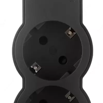 Legrand "Standard" ko'p tarmoqli uzatma kabeli, 3x2k + Z, qora