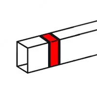 3 900 сум Накладка на стык для мини-канала Legrand Metra 20x12 мм