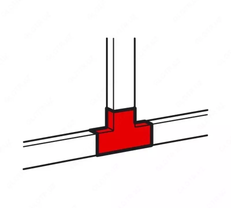 Legrand Metra 16x16 mm mini-kanal Tee
