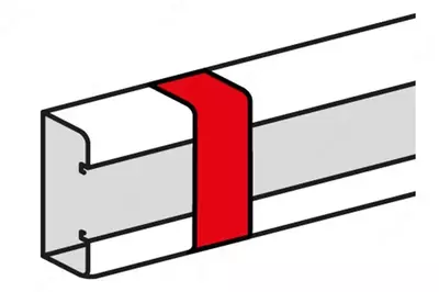 Накладка на стык профиля для кабель-канала Legrand Metra 85x50 мм