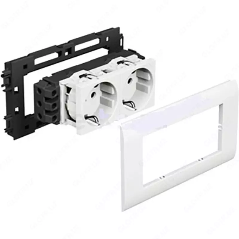 Mosaic 75 mm metra Legrand qopqog'i uchun 4 modulli kaliper