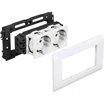 Mosaic 75 mm metra Legrand qopqog'i uchun 4 modulli kaliper
