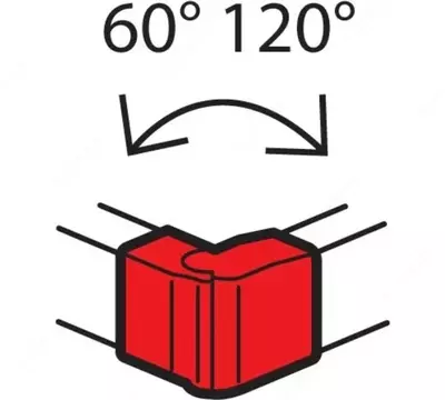 Внешний изменяемый угол для кабель-канала Legrand Metra 160x50 мм