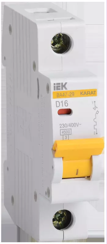 Автоматичеcкий выключатель KARAT ВА47-29 3P C 8А 4,5кА IEK