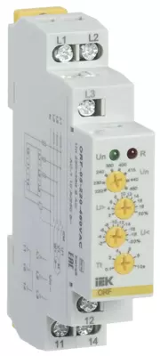 Fazani boshqarish rölesi ORF 05. 3ph 220-460V AC IEK
