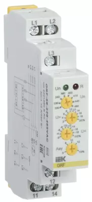 Реле контроля фаз ORF 06. 3ф 220-460В AC IEK