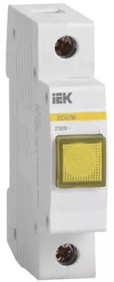 Сигнальная лампа ЛС-47М желтая (матрица) IEK