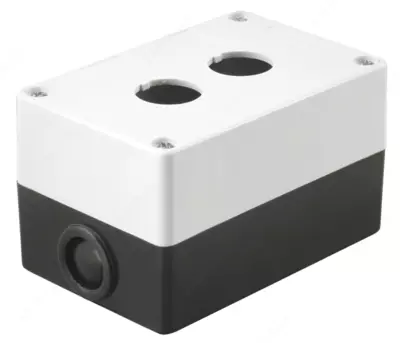 Корпус КП102 для кнопок 2 места белый IEK