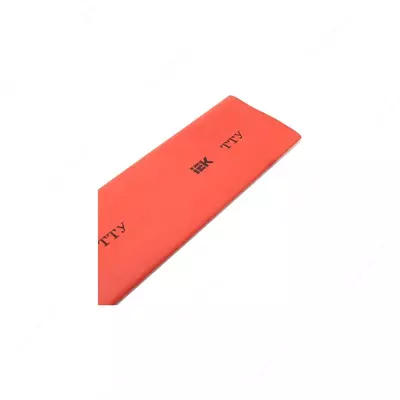 Трубка термоусадочная ТТУ нг-LS 16/8 красная (1м) IEK