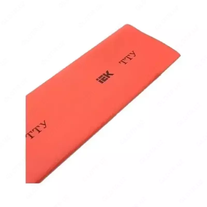 Трубка термоусадочная ТТУ нг-LS 16/8 красный (100м/упак) IEK