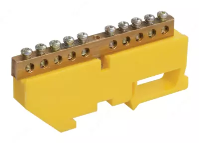 ShNI-6x9-10-D-Zh IEK DIN izolyatorida pe avtobus "yer"