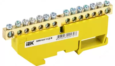 ShNI-6x9-14-D-Z IEK DIN izolyatorida pe avtobus "yer"