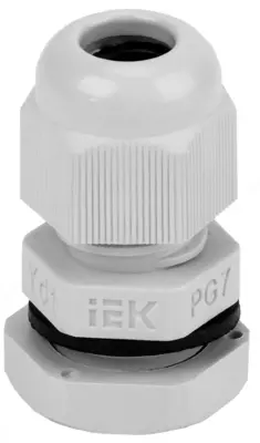 Сальник PG 7 диаметр проводника 5-6мм IP54 IEK
