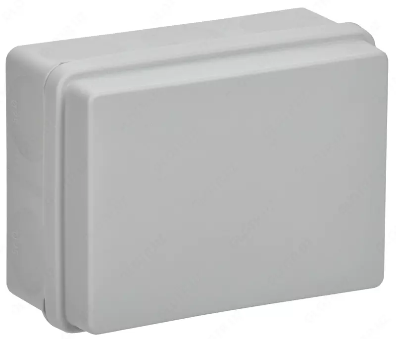Коробка распаячная КМ42441 о/п безгалогенная (HF) 150х110х70 мм IP67 10 вводов серая IEK