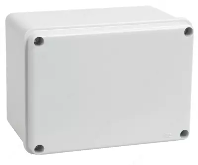 Коробка распаячная КМ41261 о/п 150х110х85 мм гладкие стенки IP44 серая IEK