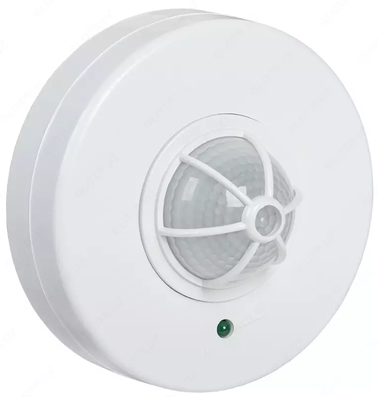 Датчик движения ДД 024 белый, 1100Вт, угол обзора 120-360 град., 6 м, IP33, IEK