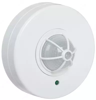 Harakat sensori DD 024 oq, 1100 Vt, ko'rish burchagi 120-360 daraja, 6 m, IP33, IEK