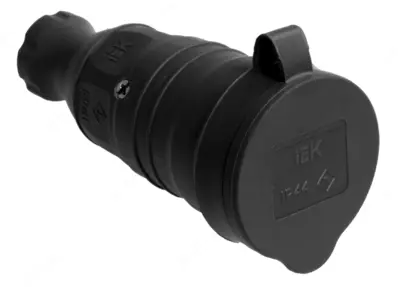 Portativ rozetka (blok) RB13-1-0m himoya qoplamali IP44 OMEGA IEK