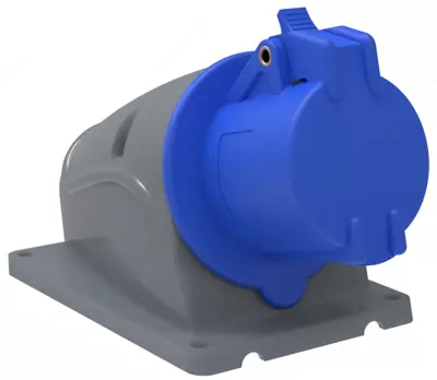 Розетка стационарная ССИ-113 16А-6ч/200-250В 2P+PE IP44 MAGNUM IEK