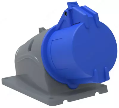 Розетка стационарная ССИ-123 32А-6ч 220В 2P+PE IP44 MAGNUM IEK