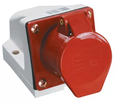 Розетка стационарная ССИ-114 3Р+РЕ 16А 380-415В IP44 IEK