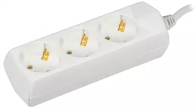 Uzatma kabeli U03 3 ta joy 2P+PE/5m 3x1mm2 10A/250V GENERICA