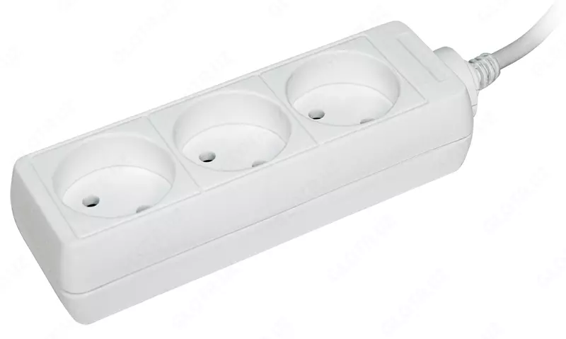 Удлинитель У3 3 места 2P/3 метра 2х0.75мм2 10А/250 IEK