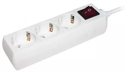 Uzatma kabeli U03K-off. 3 ta joy 2P+PE/3 metr 3x1mm2 16A/250 IEK