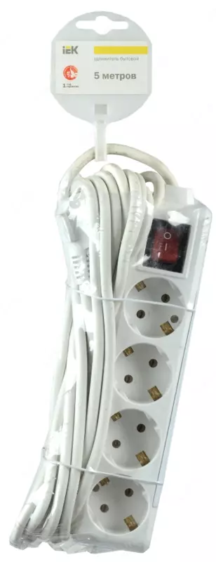 Удлинитель У03 3 места 2P+PE/3метра 3х1мм2 16А/250 IEK