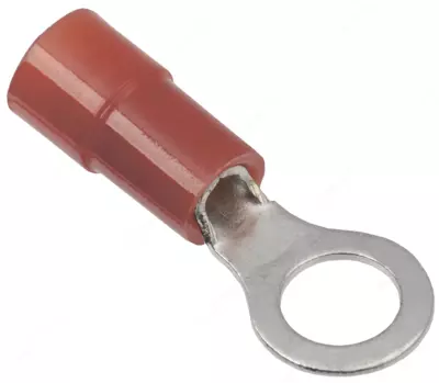 Наконечник НКИ-н 1,25-4 кольцо 0,5-1,5 мм (100шт/упак) IEK, красный