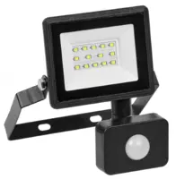 Прожектор СДО 06-30Д светодиодный с датчиком движения черный IP54 6500K IEK