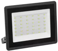 Floodlight SDO 06-50 LED qora IP65 6500K IEK