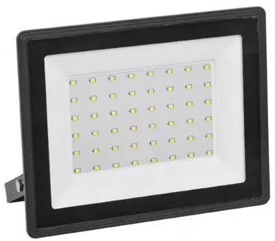 Floodlight SDO 06-70 LED qora IP65 6500K IEK