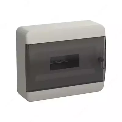 Plastik korpus ShchRN-P-12 IP41 qora shaffof eshik TEKFOR IEK