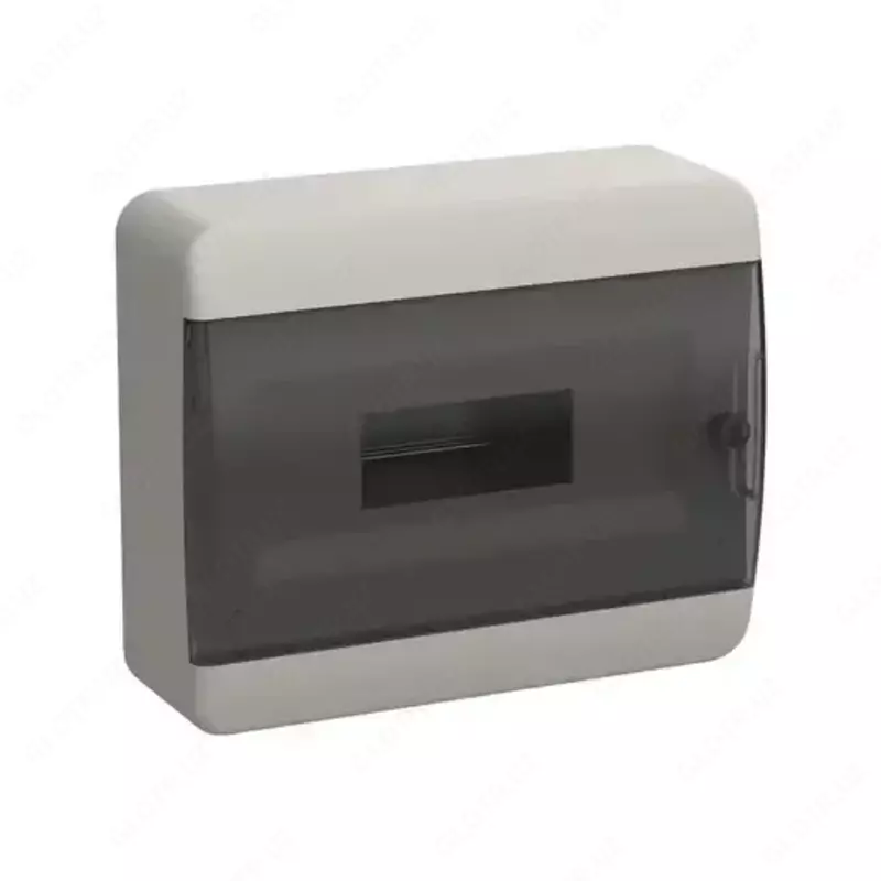 Plastik korpus ShchRN-P-12 IP41 qora shaffof eshik TEKFOR IEK