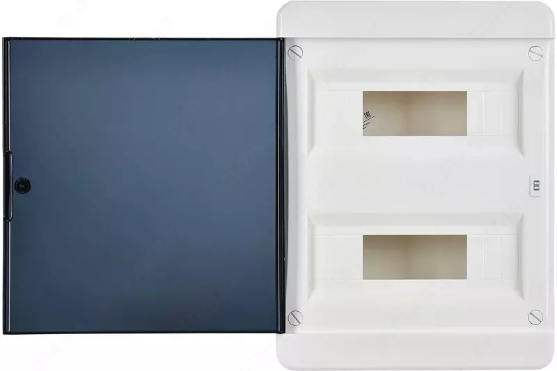 Корпус пластиковый ЩРН-П-24 IP41 черная прозрачная дверь TEKFOR IEK