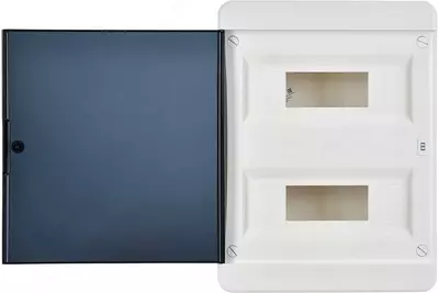 Корпус пластиковый ЩРН-П-24 IP41 черная прозрачная дверь TEKFOR IEK