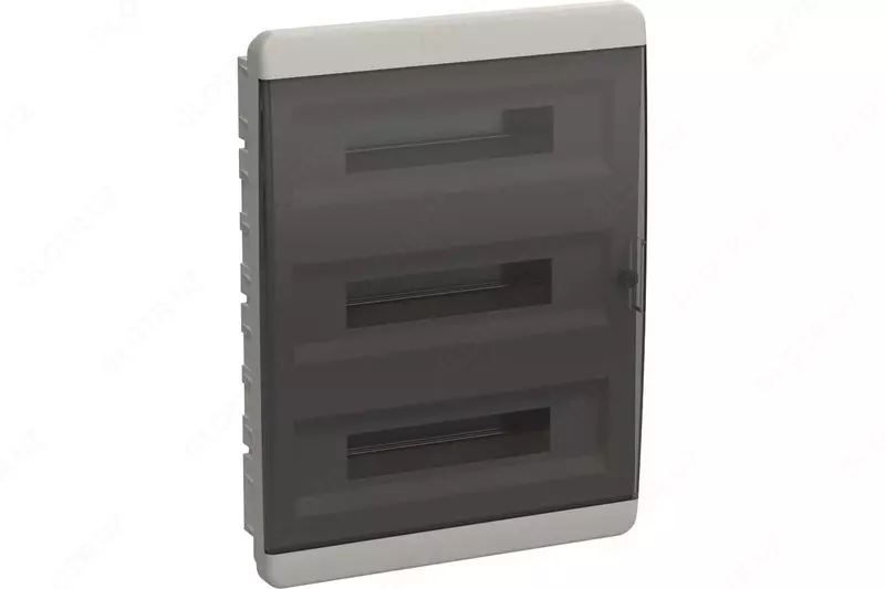 Корпус пластиковый ЩРН-П-54 IP41 черная прозрачная дверь TEKFOR IEK