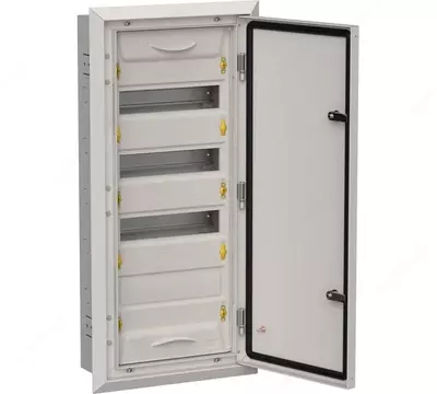TITAN 5 Корпус металлический ЩРв-48 (1х48) 755х365х130 мм IP31 серый IEK