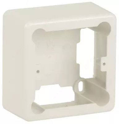 Коробка универсальная КМКУ 85х85х42 неразборная слоновая кость ЭЛЕКОР IEK