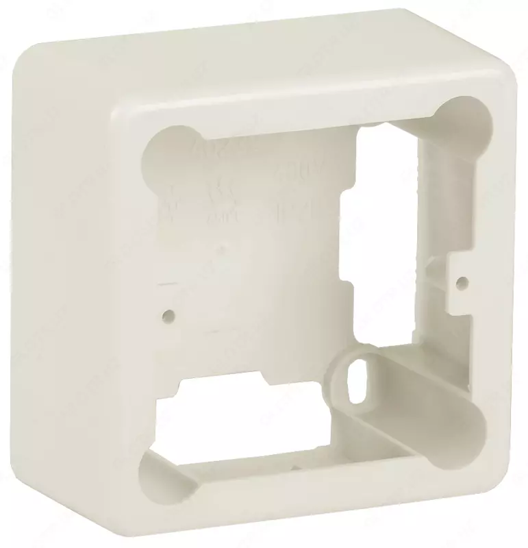 Коробка универсальная КМКУ 85х85х42 неразборная слоновая кость ЭЛЕКОР IEK